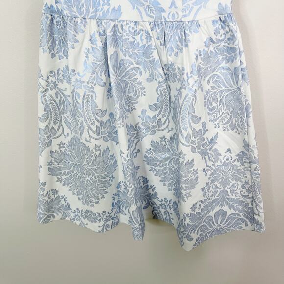 Xenia Shimmering Dress Metallic Jacquard Size 2 - Picture 5 of 10